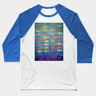 School of Fish Baseball T-Shirt